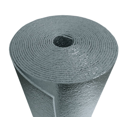 R-8 HVAC Duct Wrap Insulation Reflective 2 Sided Foam Core 4' x 125' (500 Sq Ft)