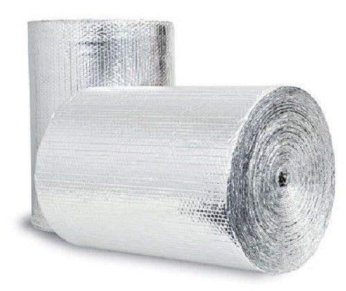 6inch x 25ft (6x25) NASATECH Reflective Double Bubble DBFF (not cheap bubble) Spiral Duct Wrap Seam Sealer Pipe Wrap Faucet Insulation