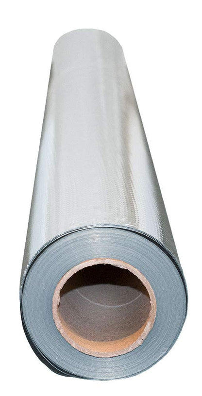 500 Sqft Non-Perforated (Solid) Platinum Plus super shield Solar Attic Foil Reflective Insulation 8 mil (4ft x 125ft)