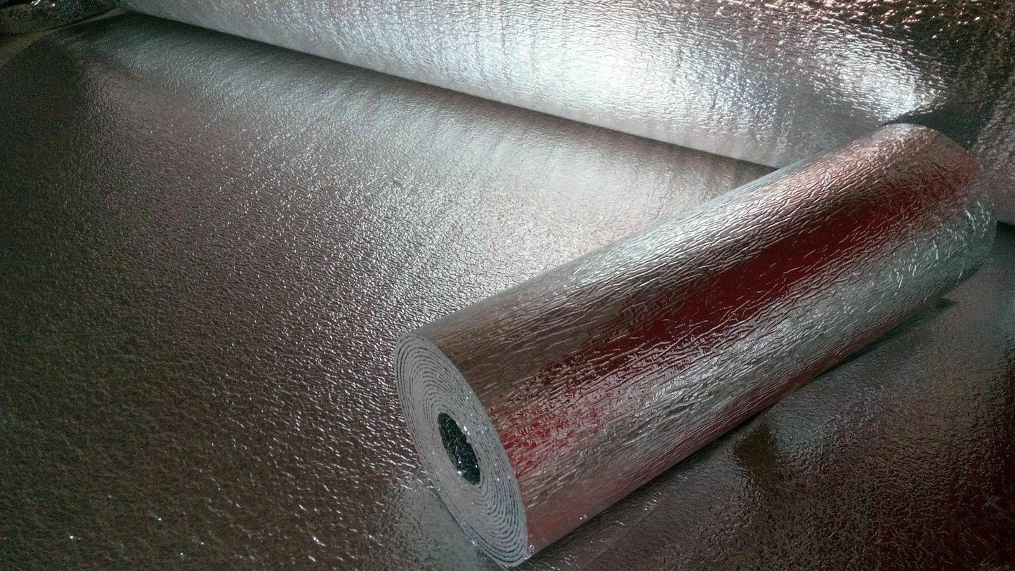 12000 sqft  30 rolls 24 inch X 200 FT Super Shield Solid Foil Reflective Foam Core 1/4' Insulation Barrier